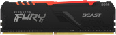 Память DDR4 16Gb 3200MHz Kingston KF432C16BBA/16 Fury Beast Black RGB RTL PC4-25600 CL16 DIMM 288-pin 1.35В single rank