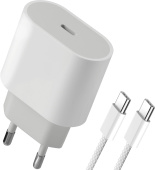 DEFENDER (83222) UPA-121 20W, USB C,кабель Type-C,белый