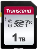 Карта памяти SDXC 1Tb Class10 Transcend TS1TSDC300S 300S w/o adapter