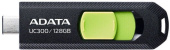Флеш диск 128Gb A-Data Type-C UC300 ACHO-UC300-128G-RBK/GN USB3.2 черный/зеленый