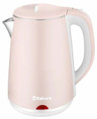 Чайник электрический Sakura SA-2150WP 2.2л 1800Вт розовый/молочный