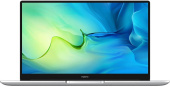 Ноутбук Huawei MateBook D 15 Core i3 1115G4 8Gb SSD256Gb Intel UHD Graphics 15.6" IPS FHD (1920x1080) Windows 11 Home silver WiFi BT Cam