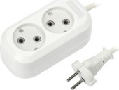 SMARTBUY (SBE-10-2-02-N) 2 гнз х 2,0 м (10А/2.2кВт, ПВС 2х1.0)