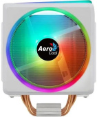 Кулер для процессора Aerocool Cylon 4F Soc-AM5/AM4/1151/1200/2066/1700 4-pin 14-26dB Al+Cu 145W 550gr LED Ret