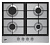 Встраиваемая газовая варочная панель Beko HIAG64225SX