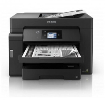 МФУ струйный Epson M15140 (C11CJ41404/ C11CJ41402) A3+ Duplex Net WiFi USB черный