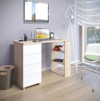 МЕБЕЛЬ-КОМПЛЕКС СП-05 Дуб сонома/Белый