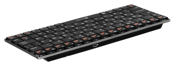 Клавиатура Oklick 840S black USB slim