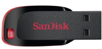 Флеш память Sandisk 16Gb Cruzer Blade SDCZ50 016G B35 USB2.0 черный