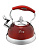 TECO TC-125-BD Чайник 3,0 л. нерж. со свистком бордовый