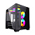 Корпус Powercase Корпус Powercase Vision Micro, Black, Tempered Glass, 4х 120mm 5-color fan, чёрный, mATX (CVBM-L4) (CVBM-L4) (202896)