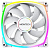 Вентилятор Montech AX140 ARGB 140х140x25 белый 4-pin 27.9дБ (AX140 PWM WHITE) Ret