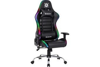 Игровое кресло Defender Ultimate Черный, Light, полиуретан, 60мм.