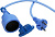 Сетевой удлинитель Powercube PC-2F-R-30(IP) 1 роз. 30м синий