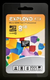 EXPLOYD MicroSDHC 8GB Class10