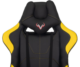 Кресло игровое Zombie VIKING 5 AERO черный/желтый эко.кожа с подголов. крестов. пластик