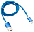 REXANT (18-7052) Кабель REXANT USB-Lightning 1 м, синяя нейлоновая оплетка