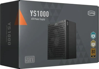Блок питания 1000W ATX PcCooler P5-YS1000-G1F Gen.5 13.5cm fan 20+4pin 2x(4+4)pin 12xSATA 3xPCI-E 3xMolex (P5-YS1000-G1FFBK1-EU)