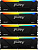 Память DDR4 4x32GB 3200MHz Kingston KF432C16BB2AK4/128 Fury Beast Black RGB RTL Gaming PC4-25600 CL16 DIMM 288-pin 1.35В dual rank с радиатором Ret