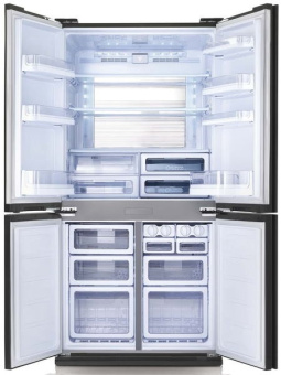 Холодильник Sharp SJGX98PRD темно-бордовый