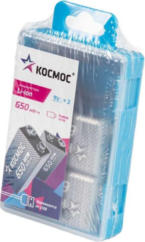 КОСМОС KOCLi9V650mAh2B черный