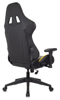 Кресло игровое Zombie VIKING 5 AERO черный/желтый эко.кожа с подголов. крестов. пластик