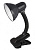 ULTRAFLASH UF-320P C02 черный (Светильник настольный с прищепкой 230В, 60Вт, E27, ЛОН)