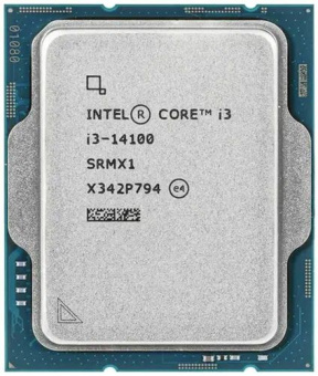 Процессор Intel Core i3-14100 Raptor Lake OEM 3.5ГГц 12MB UHD Graphics 730 LGA1700 (CM8071505092206)