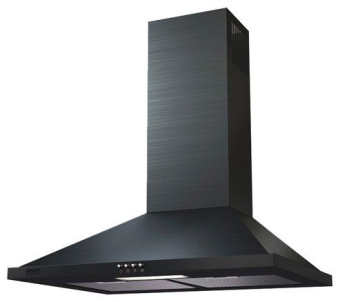 Встраиваемая вытяжка Krona Bella 600 black push button