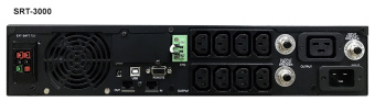 Источник бесперебойного питания Powercom Smart King RT SRT-3000A LCD 2700Вт 3000ВА черный