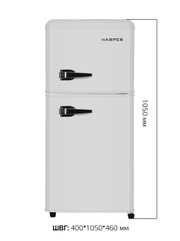 Холодильник HARPER HRF-T140M WHITE