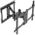 Кронштейн для телевизора Kromax ATLANTIS-85 черный 32"-75" 50кг настенный поворот и наклон