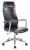 Кресло руководителя Бюрократ KB-9N/ECO черный эко.кожа с подголов. крестовина металл хром