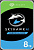 Жесткий диск 8Tb Seagate SkyHawk SATA-III Наличие 256 Мб 7200 об/мин 3,5" ST8000VE001