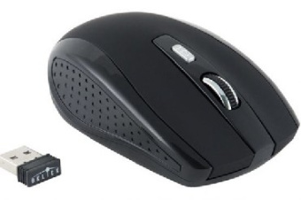 OKLICK 455MW черный оптическая (1600dpi) беспроводная USB (5but)