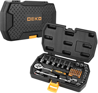 Набор инструментов Deko DKMT49 49 предметов (жесткий кейс)