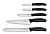 Набор ножей кухон. Victorinox Swiss Classic Kitchen (6.7133.5G) компл.:5шт черный подар.коробка