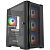 Корпус Powercase Корпус Powercase ByteFlow Micro Black, Tempered Glass, 4х 120mm ARGB fans, ARGB HUB, чёрный CAMBFB-A