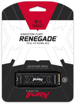Накопитель SSD Kingston PCI-E 4.0 x4 4000Gb SFYRD/4000G Fury Renegade M.2 2280