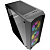 Корпус Powercase Корпус Powercase Rhombus X3 Mesh LED, Tempered Glass, 3x 120mm 5-color fan, чёрный, ATX (CMRMX-L3) (202704)