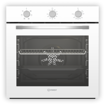Духовой шкаф Электрический Indesit IFE 3634 WH белый