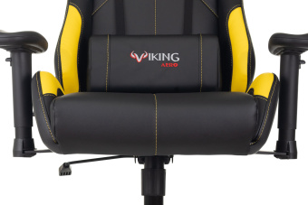 Кресло игровое Zombie VIKING 5 AERO черный/желтый эко.кожа с подголов. крестов. пластик