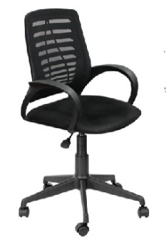 OLSS кресло ИРИС ткань TW-черный