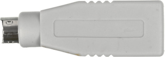 Переходник Ningbo MD6M USB013A PS/2 (m) USB A(f) серый