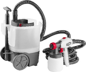 ЗУБР КПЭ-750 Краскопульт электрический, компрессорный, 750 Вт