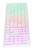 Клавиатура Оклик 420MRL белый USB slim Multimedia LED