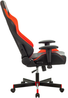 Кресло игровое A4Tech Bloody GC-870 черный/красный ромбик эко.кожа с подголов. крестов. металл