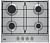Газовая варочная поверхность Beko HIAG64223SX нержавеющая сталь