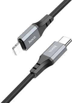 Кабель Hoco X86 iP Spear PD X86 IP USB Type-C (m)-Lightning (m) 1м черный