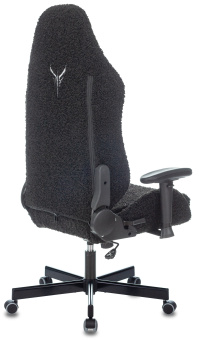 Кресло игровое Knight T1 черный экомех с подголов. крестовина металл